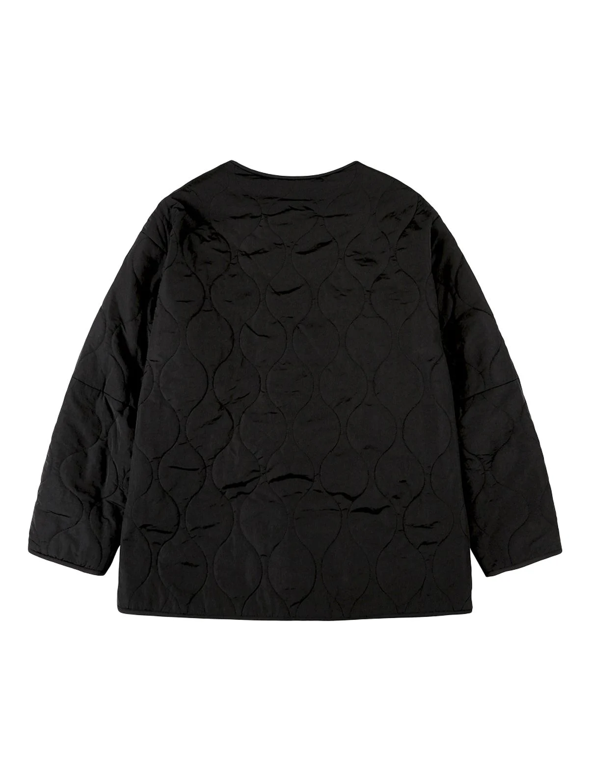 20대 동생 선물하려다 제가 뺏어 입은 뚜오미오 RIBBON QUILTED JACKET TM03B5O06-BL 찐후기 · 상품 이미지 2